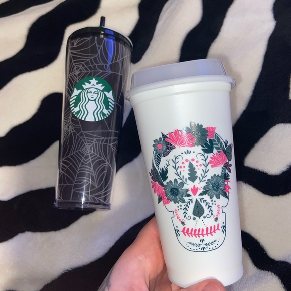 Starbucks 2021 Halloween Glow Spiderweb & Color change🕸 Mexico cups - Picture 4 of 5
